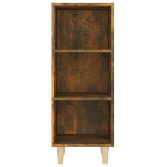 Dressoir 34,5x32,5x90 cm bewerkt hout gerookt eikenkleurig 5