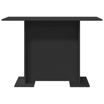 Eettafel Zwart 110 x 60 x 75 cm Bewerkt hout 5