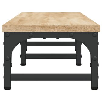 Monitorstandaard 105x23x15,5 cm bewerkt hout sonoma eikenkleur 5