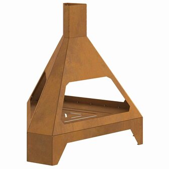 Vuurkorf Bruin 50 x 43 x 52 cm Cortenstaal 2