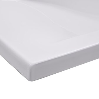 Inbouwwastafel 101x39,5x18,5 cm keramiek wit 6