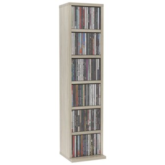 Cd-kast 21x20x88 cm bewerkt hout sonoma eikenkleurig 3