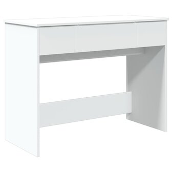 Kaptafel met spiegel 100x45x76 cm wit 2