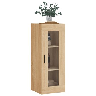 Wandkast 34,5x34x90 cm sonoma eikenkleurig 4