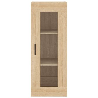Wandkast 34,5x34x90 cm sonoma eikenkleurig 6