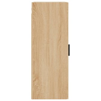 Wandkast 34,5x34x90 cm sonoma eikenkleurig 8