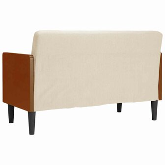 Tweezitsbank met kussen 110 cm linnen 5