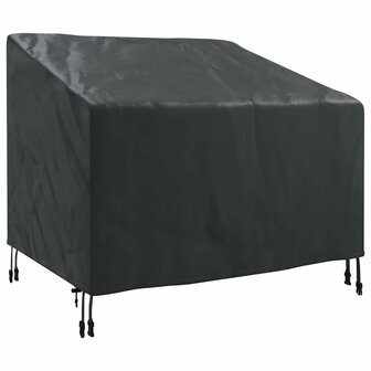 Tuinstoelhoes Zwart 96 x 79 x 74 cm 600D oxford stof 2