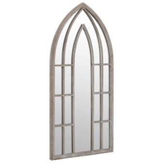 Tuinspiegel 70x30 cm ijzer zandkleurig 3