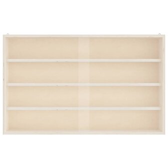Houten vitrinekast met deuren 60x8,5x37cm 5