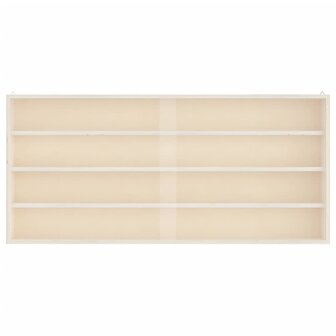 Houten vitrinekast met deuren 80x8,5x37cm 5
