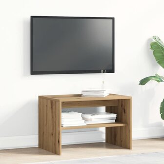 Tv-meubel 60x40x40 cm bewerkt hout artisanaal eikenkleur 3