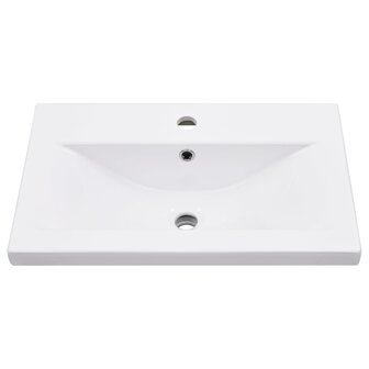 Wastafelframe met inbouwwastafel ijzer zwart 6