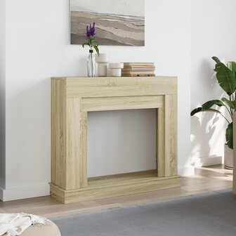Haardombouw 100x30x87,5 cm bewerkt hout sonoma eikenkleurig 3