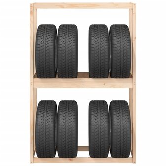 Bandenrek 120x40x180 cm massief grenenhout 5