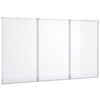 Whiteboard magnetisch inklapbaar 120x100x1,7 cm aluminium 2