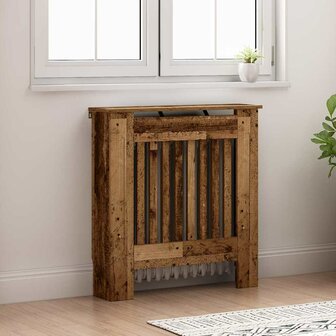 Radiatorafdekking Oud Hout 78 x 19 x 81,5 cm Bewerkt hout 3
