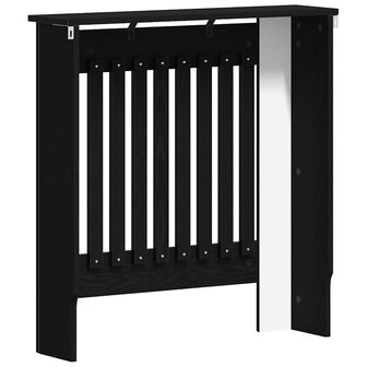 Radiatorafdekking Zwart Eiken 78 x 19 x 81,5 cm Bewerkt hout 6