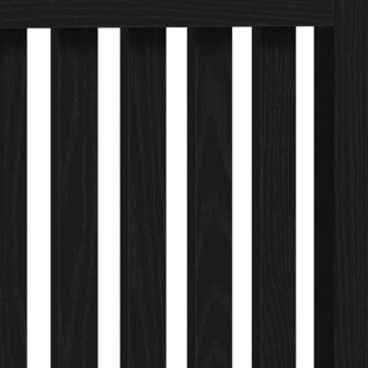 Radiatorafdekking Zwart Eiken 78 x 19 x 81,5 cm Bewerkt hout 7