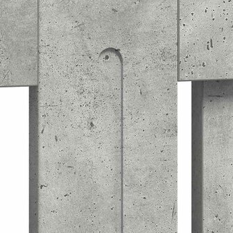 Radiatorafdekking Beton Grijs 112 x 19 x 81,5 cm Bewerkt hout 8