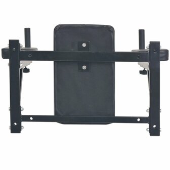 Dipstation fitnessapparaat wandgemonteerd zwart     3