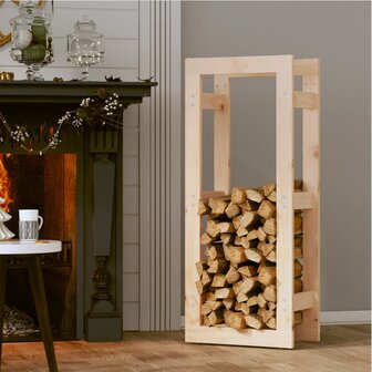 &nbsp;Haardhoutrek 41x25x100 cm massief grenenhout 3