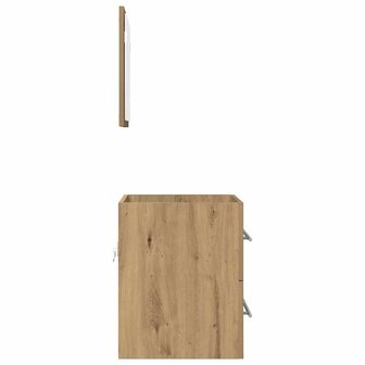 Badkamermeubelset met lade met opslag Bruin 41 x 38,5 x 48 cm 9