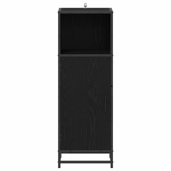 Badkamermeubelset Zwart Eiken 35 x 37,5 x 100 cm Bewerkt hout 5