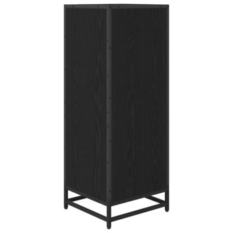 Badkamermeubelset Zwart Eiken 35 x 37,5 x 100 cm Bewerkt hout 8
