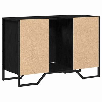 Badkamerkast Zwart Eiken 91 x 35 x 60 cm Bewerkt hout 7