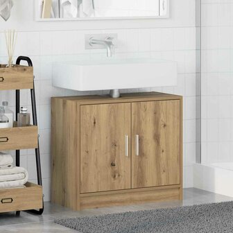Badkamerkast Artisan Eiken 63 x 29 x 55 cm Bewerkt hout 4