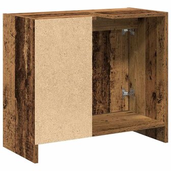 Badkamerkast met plank Oud Hout 63 x 29 x 55 cm Bewerkt hout 8