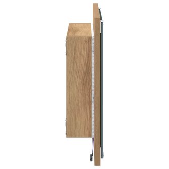 LED Badkamer Spiegel met spiegel Artisan Eiken 40 x 37 x 8.5 cm 6