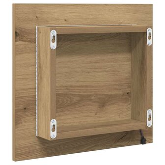 LED Badkamer Spiegel met spiegel Artisan Eiken 40 x 37 x 8.5 cm 7