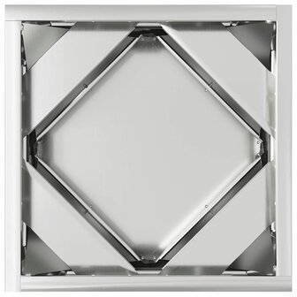 Plantenbak Zilver 30 x 30 x 30 cm Gegalvaniseerd staal 6