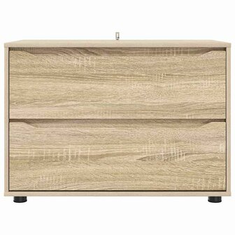 Opbergkast Sonoma Eiken 80 x 48 x 57 cm Bewerkt hout 8