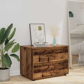 Opbergkast Oud Hout 80 x 48 x 57 cm Bewerkt hout 6