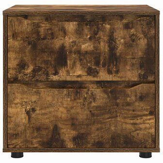 Opbergkast Gerookt eiken 60 x 48 x 57 cm Bewerkt hout 6