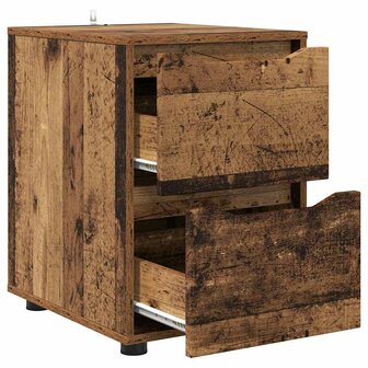 Opbergkast Oud Hout 40 x 48 x 57 cm Bewerkt hout 5