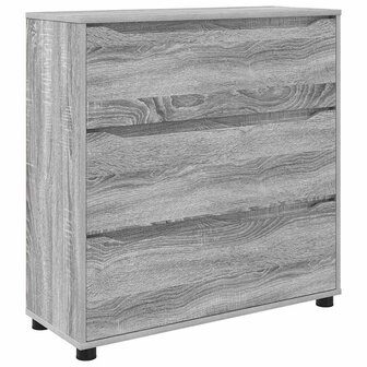 Opbergkast Grijs Sonoma 80 x 31 x 81 cm Bewerkt hout 2