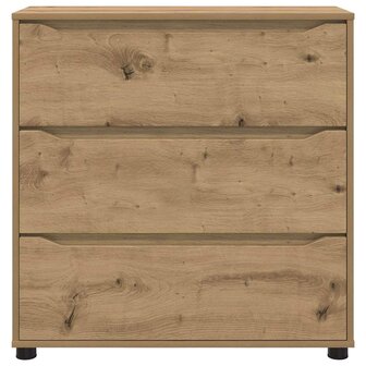 Opbergkast Artisan Eiken 80 x 31 x 81 cm Bewerkt hout 8