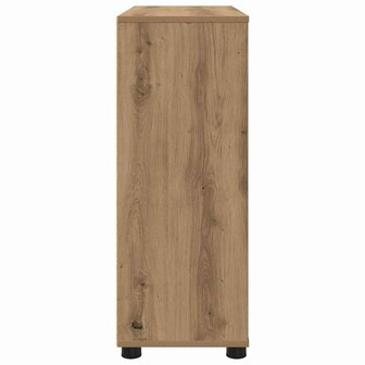 Opbergkast Artisan Eiken 80 x 31 x 81 cm Bewerkt hout 9