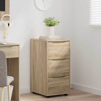 Opbergkast Sonoma Eiken 40 x 48 x 81 cm Bewerkt hout 4