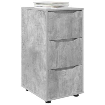Opbergkast Beton Grijs 40 x 48 x 81 cm Bewerkt hout 3