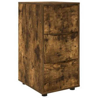 Opbergkast Gerookt eiken 40 x 48 x 81 cm Bewerkt hout 2