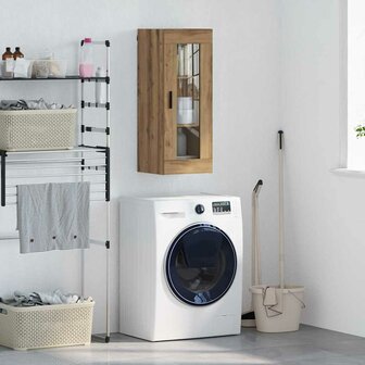 Wandkast Artisan Eiken 34,5 x 34 x 90 cm 1