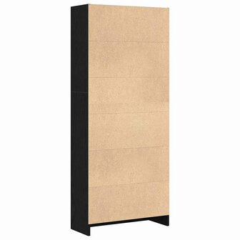 Boekenkast Zwart Eiken 60 x 24 x 143 cm Bewerkt hout 5