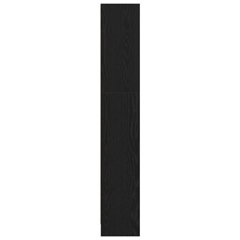 Boekenkast Zwart Eiken 60 x 24 x 143 cm Bewerkt hout 7