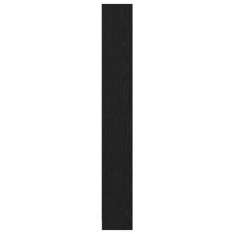 Boekenkast Zwart Eiken 60 x 24 x 176 cm Bewerkt hout 6