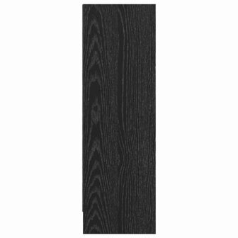 Boekenkast Zwart eiken 80 x 24 x 109 cm Bewerkt hout 6